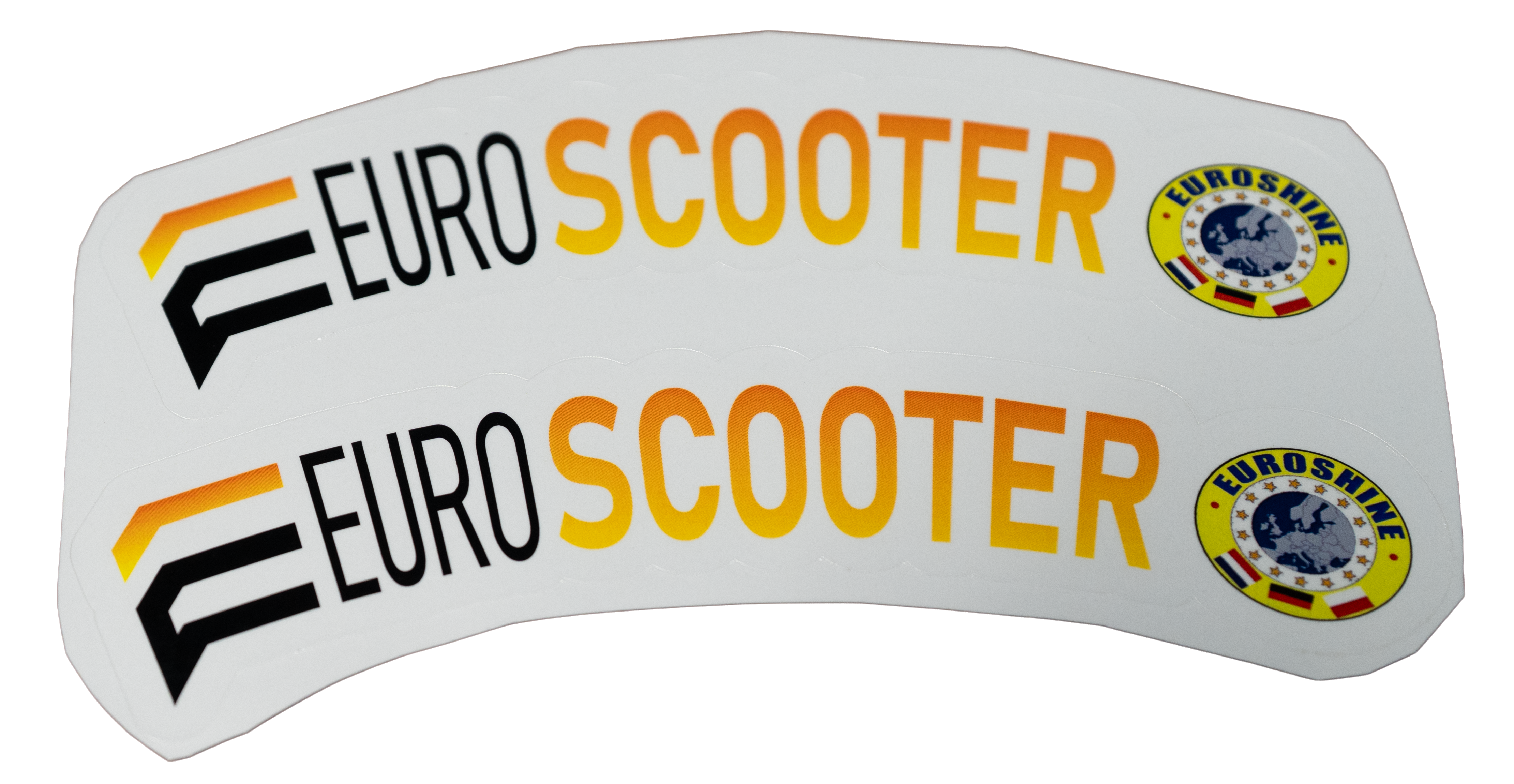 Euro Scooter Stickers (x2)